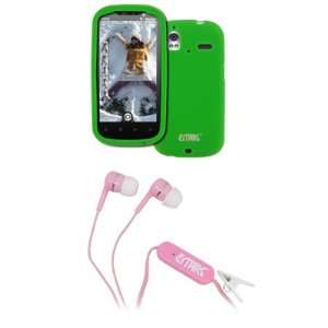  EMPIRE HTC Amaze 4G Neon Green Silicone Skin Case Cover 