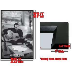 Framed Johnny Cash Poster Man In Black Guitar Fr33413:  