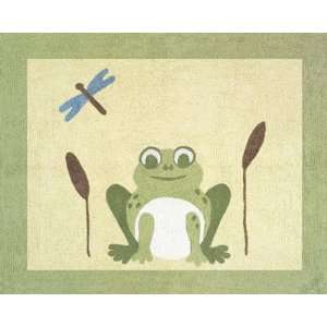  Leap Frog Floor Rug by JoJo Designs Green