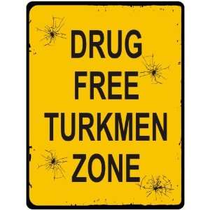  New  Drug Free / Turkmen Zone  Turkmenistan Parking 