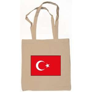 Turkey Turkish Flag Tote Bag Natural: Everything Else