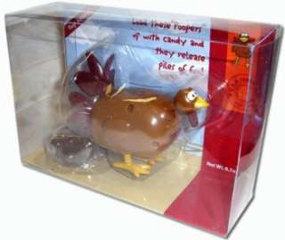 This auction is for one   Poopin Pets Pooping Turkey Candy Dispenser 