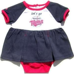   Baby Infant Minnesota Twins Girl Onesie Cheer Dress