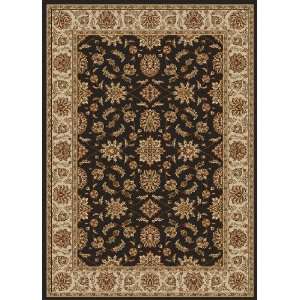   Charcoal Traditional Rug With Border 9.90 x 12.90.