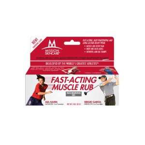   Skincare Fast Acting Muscle Rub Pain Relieving Gel, 3 Ounce Box