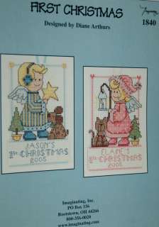 First Christmas cross stitch Diane Arthurs Imaginating  