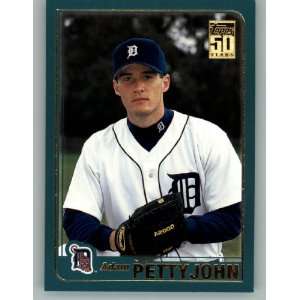 2001 Topps Traded #T191 Adam Pettyjohn RC   Detroit Tigers 