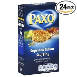 Paxo Sage & Onion Stuffing, 3 ounces (Pack of24)  Grocery 