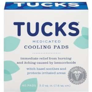 Tucks Hemorrhoidal Pads With Witch Hazel 40 count (Quantity of 6)