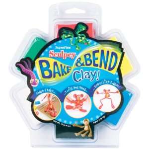 Sculpey Bake & Bend Clay 1 Ounce 6/Pkg Assorted Co   655368
