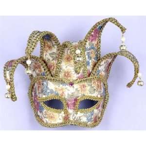  Floral Jester Mardi Gras Mask [Apparel]: Everything Else