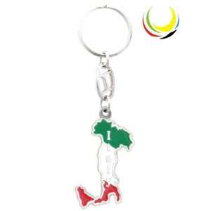  Keychain  ITALY MAP  