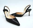 Manolo Blahnik Tuccio black patent Shoes Pumps 37 7 NEW items in 