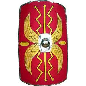 AH3853L   Shield Roman Wooden( Linen Covered (42 x 33)  