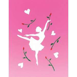  Pink Ballerina Silhouette Dancer