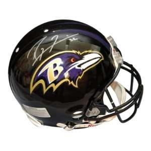  Ray Lewis Signed Baltimore Ravens NFL Pro Helmet: Sports 