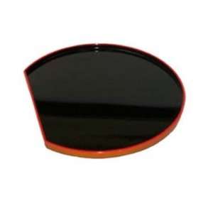 GET Tokyo Japanese Black/Red ABS Plastic Round Tray   14  