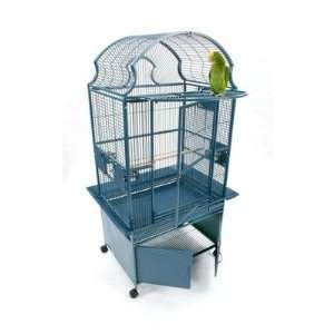  Small Fan Top Bird Cage Color: Green: Pet Supplies
