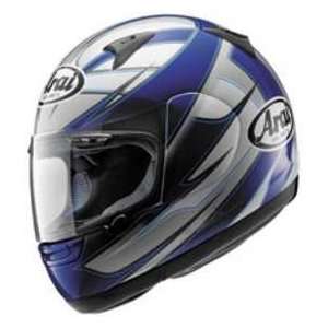  ARAI QUANTUM_2 HACK BLUE_SILVER LG MOTORCYCLE Full Face 