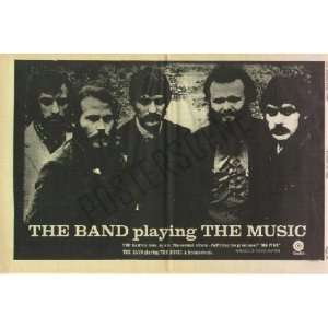  The Band Music Original Promo LP Poster Ad 1971