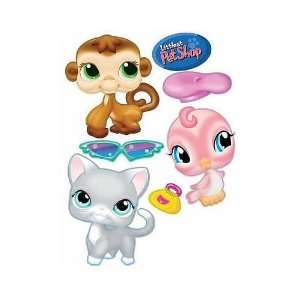   : Littlest Pet Shop   Fly Paper   Cat, Bird and Monkey: Toys & Games