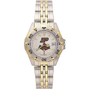  Purdue Boilermakers Ladies All Star Watch w/Stainless Steel Band 