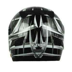 Vega V Tune Black Orbit Graphic X Large Full Face Bluetooth Helmet