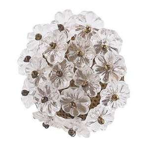    Flower Beads Knob [Set of 4] Color: Opaque Pink: Home Improvement