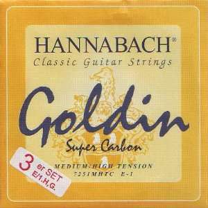   Classical Guitar Goldin Medium/High Tension Trebles Only, 725 Trebles