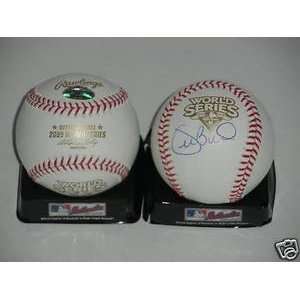 Joe Buck Signed 2009 World Series Baseball Fox Sports  