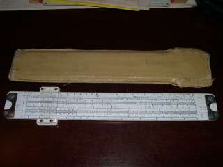 Vintage ACU MATH Model No. 600 Slide Rule BASIC TRIG  