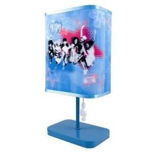   Disney High School Musical Blue 3D Shade Table Lamp: Office Products