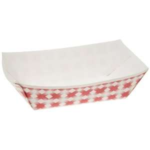 Dopaco 5814 5 Height x 14 Tie, 2 lbs Basketweave Paper Food Tray 