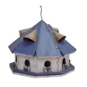  Barnstorm Blue Roof Motel Birdhouse: Pet Supplies