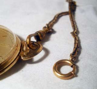 Gruen Veri Thin 10k Gold Filled 17 Jewel Pocket Watch  