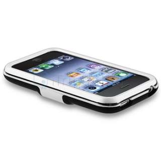   Back Clip on Case Cover with Chrome Stand For iPhone 3 G 3GS  