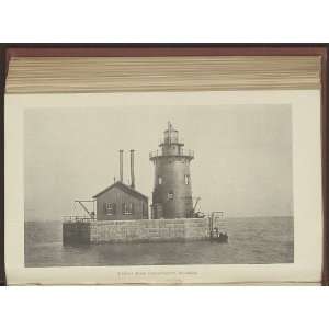  Detroit River light,Michigan,MI,Bar Point Shoal Light 