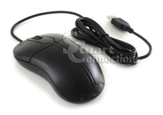 Dell 3 button Black Optical USB Mouse w/ Scroll Wheel XN966 XN967 