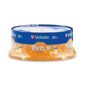  VERBATIM Disc, DVD R, 4.7GB for General use, Branded Surface 