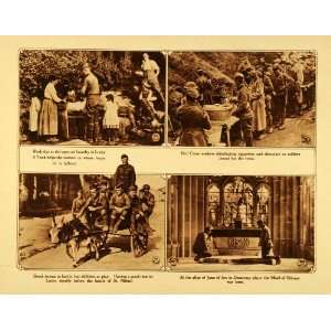  1920 Rotogravure WWI Lucey Military Red Cross St. Mihiel Battle 