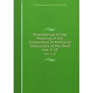  Proceedings of the Meeting of the Convention of American 