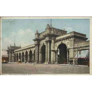  Reprint Union Station, Columbus, Ohio  