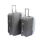 American Gear Expandable Upright 3 Piece Luggage Set   Black & Gray 
