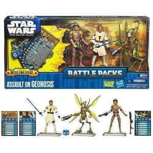    Star Wars Clone Wars Battle Packs Assault on Geonosis Toys & Games