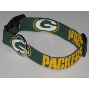  NFL Green Bay Packers Football Dog Collar Medium 1 Green 