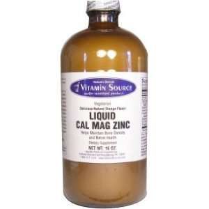  Vitamin Source Cal Mag Zinc Liquid: Health & Personal Care