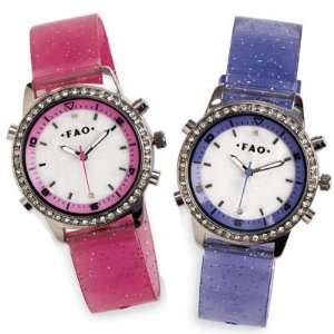   : Pink Watch/Girls Talking Watches by Tourneau® Watch: Toys & Games