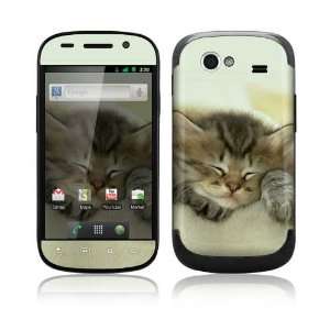  Samsung Google Nexus S Decal Skin   Animal Sleeping Kitty 