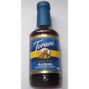 Torani Sugar Free Flavoring Syrup, Raspberry, 12.2 Fl Ounce Bottle 
