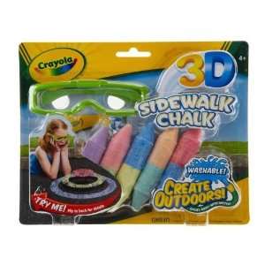  Academy Sports Crayola 3 D Sidewalk Chalk: Toys & Games